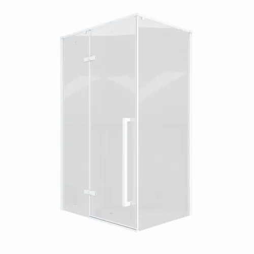 Душевой угол  C1AW  Ceruttispa без поддона (120x90x195), Цвет профиля: Белый, Выбрать размер: 120х90, изображение 5