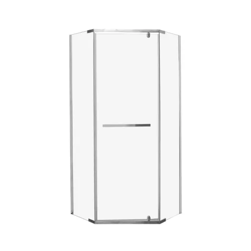 Душевой угол  CHIKA ZP91T/ ZP101T  Ceruttispa без поддона (90х90/100х100), Цвет профиля: Хром, Выбрать размер: 90х90