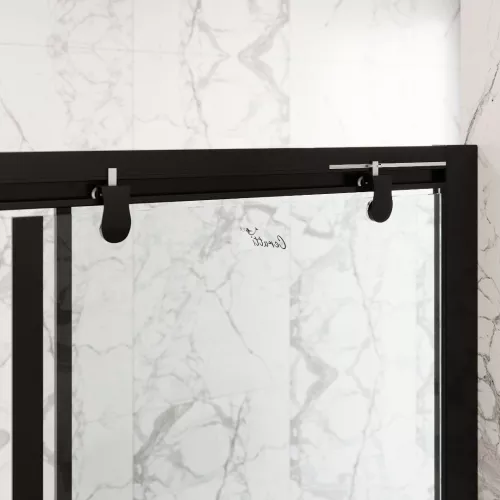 Душевой угол MARBELLA 120B L/R  Ceruttispa без поддона (80x120x190), Цвет профиля: Черный, Выбрать размер: 120х80, Ориентация: левая, изображение 7