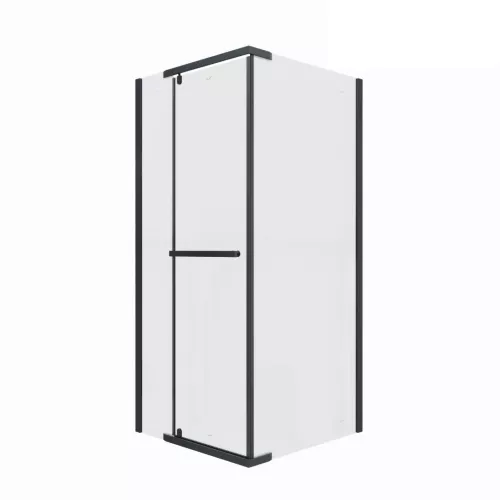Душевой угол  MIMI ZQ91B  Ceruttispa без поддона (90x90x195), Цвет профиля: Черный, Выбрать размер: 90х90, изображение 5