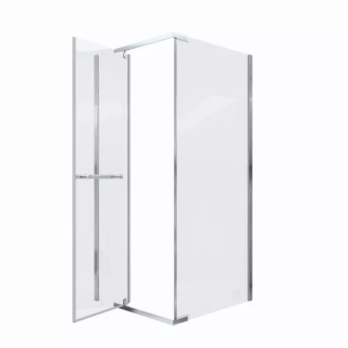 Душевой угол  MIMI ZQ91T  Ceruttispa без поддона (90x90x195), Цвет профиля: Хром, Выбрать размер: 90х90, изображение 6