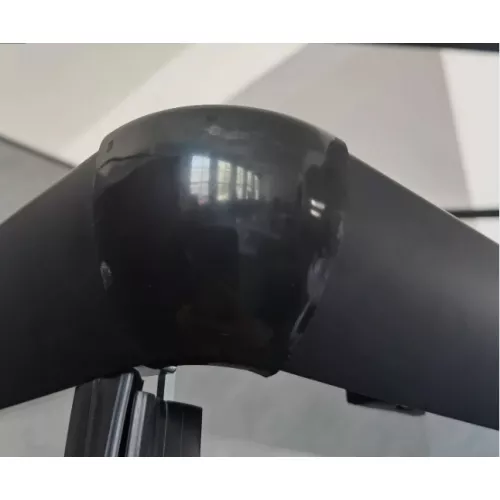 Душевой угол  MUZA90/120  Ceruttispa без поддона (90x90/80х120), Цвет профиля: Черный, Выбрать размер: 90х90, изображение 7