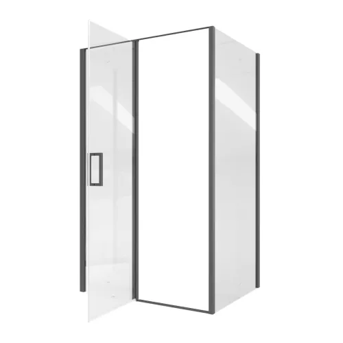 Душевой угол  VICTORIA120B Ceruttispa без поддона (90x120x195), Цвет профиля: Черный, Выбрать размер: 120х90, изображение 6