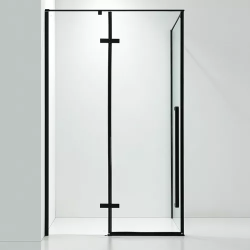 Душевой угол C1A  Ceruttispa без поддона (120x90x195), Цвет профиля: Черный, Выбрать размер: 120х90, изображение 6