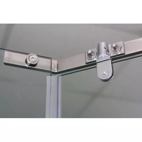 Душевой угол  CHIKA ZP91T/ ZP101T  Ceruttispa без поддона (90х90/100х100), Цвет профиля: Хром, Выбрать размер: 90х90, изображение 7