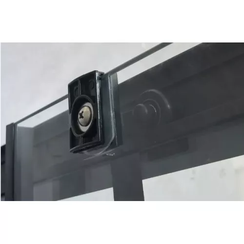 Душевой угол  MUZA90/120  Ceruttispa без поддона (90x90/80х120), Цвет профиля: Черный, Выбрать размер: 90х90, изображение 8