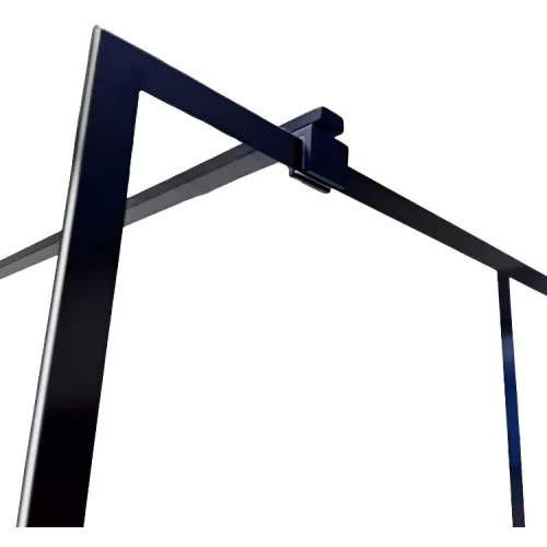 Душевая перегородка  MUZA T80/100 Ceruttispa без поддона (80x195), Цвет профиля: Черный, Выбрать размер: 80, изображение 8