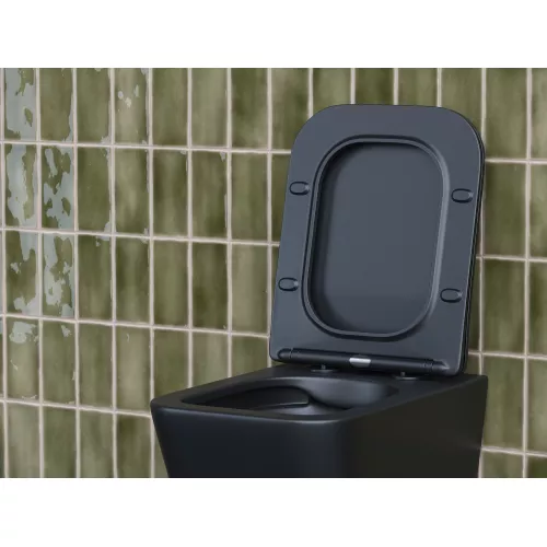 Подвесной унитаз CERAMICANOVA Metric Rimless, изображение 7