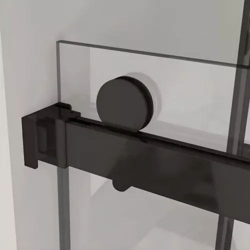 Душевой угол  CEZA'S120B  Ceruttispa без поддона (90x120x195), Цвет профиля: Черный, Выбрать размер: 120x90, изображение 10