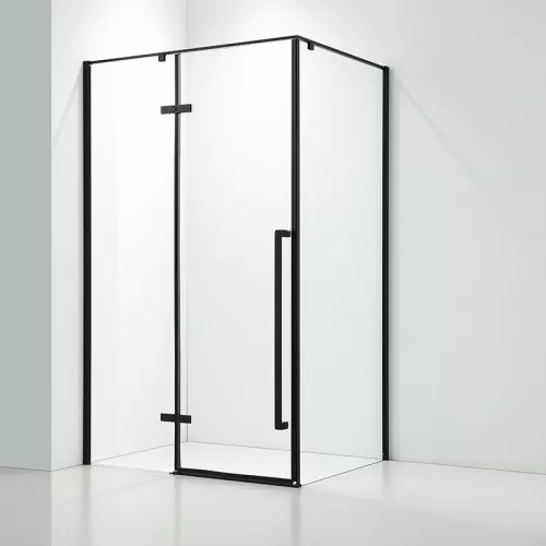 Душевой угол C1A  Ceruttispa без поддона (120x90x195), Цвет профиля: Черный, Выбрать размер: 120х90, изображение 5