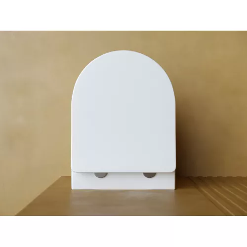 Подвесной унитаз CERAMICANOVA Balearica Rimless (цвет Белый Матовый), Выбрать цвет: Белый матовый, изображение 5