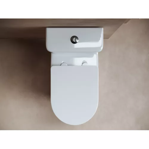 Напольный  унитаз с бачком CERAMICANOVA Fortuna Rimless, изображение 4