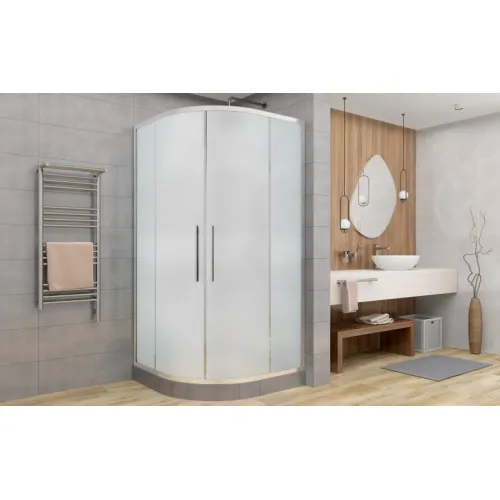 Душевой уголок AvaCan HC 80/90/100/120 MT, Цвет стекла: матовое, Цвет профиля: Хром, Выбрать размер: 80х80