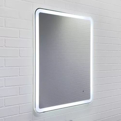 Зеркало для ванной Comforty Лотос-60 LED-подсветка, бесконтактный сенсор, изображение 2