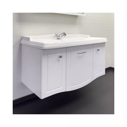 Тумба-умывальник Comforty Палини-100 белый глянец с раковиной Comforty 3310, изображение 2