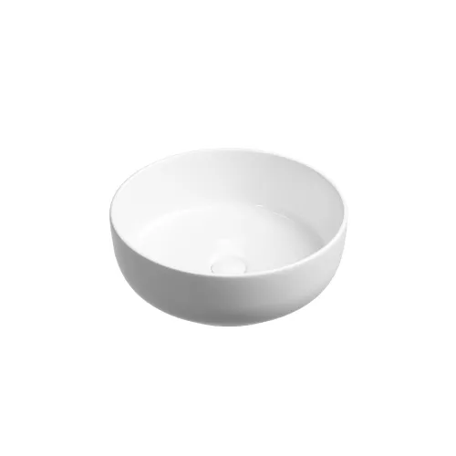 Раковина накладная CERAMICANOVA Taycan, круглая, 375x375x140, белая, Выбрать цвет: Белый, изображение 7