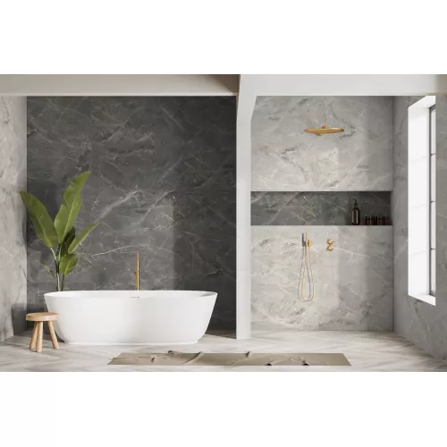 Керамогранит Tulip_GT Темно-серый  полир., Выбрать цвет: Темно-серый, Выбрать размер: 60х120, изображение 10