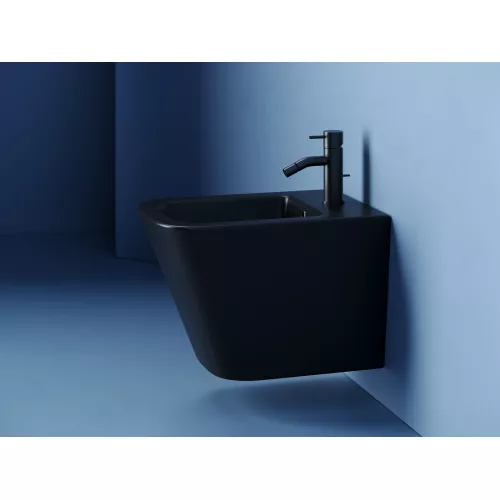 Подвесное биде CERAMICANOVA Union, Выбрать цвет: Черный матовый, изображение 4