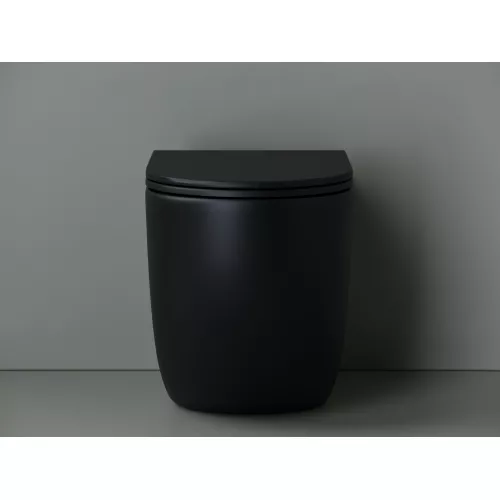 Напольный приставной унитаз CERAMICANOVA Metropol Rimless, изображение 3