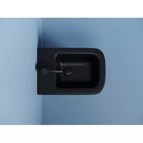 Подвесное биде CERAMICANOVA Union, Выбрать цвет: Черный матовый, изображение 5