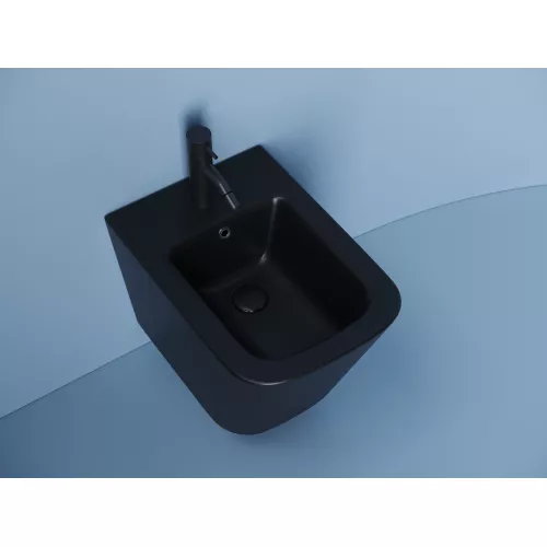 Подвесное биде CERAMICANOVA Union, Выбрать цвет: Черный матовый, изображение 3