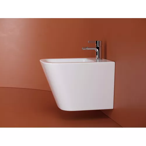 Подвесное биде CERAMICANOVA  Union, Выбрать цвет: Белый, изображение 2