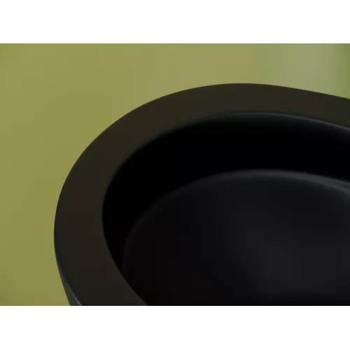 Подвесной унитаз CERAMICANOVA Uno Rimless, Выбрать цвет: Черный матовый, изображение 6