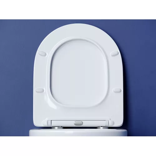 Подвесной унитаз CERAMICANOVA Metropol безободковый, смыв торнадо, Выбрать цвет: Белый, изображение 9