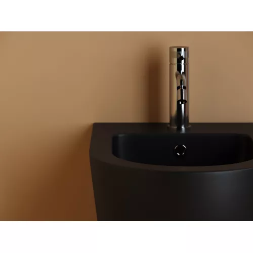 Подвесное биде CERAMICANOVA Uno, Выбрать цвет: Черный матовый, изображение 5