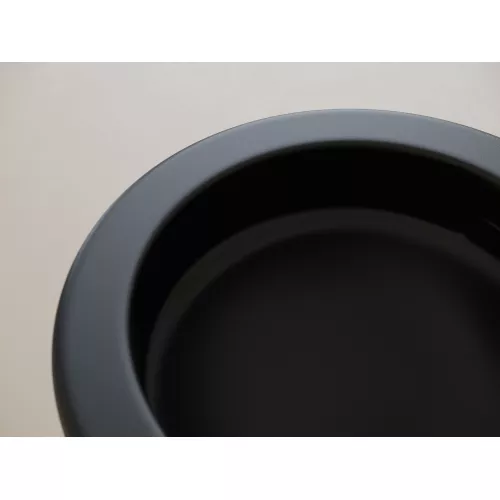 Подвесной унитаз  CERAMICANOVA UP безободковый, смыв торнадо, Выбрать цвет: Черный матовый, изображение 9