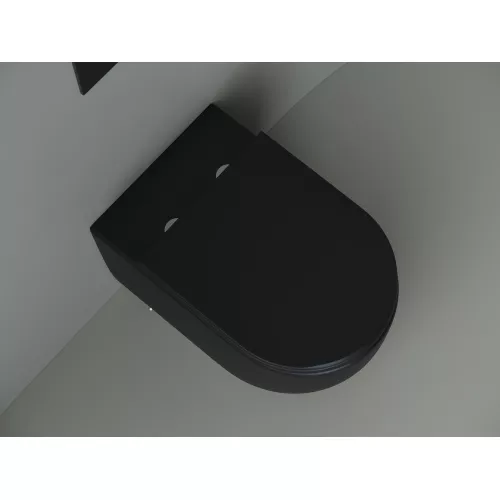 Напольный приставной унитаз CERAMICANOVA Metropol Rimless, изображение 5