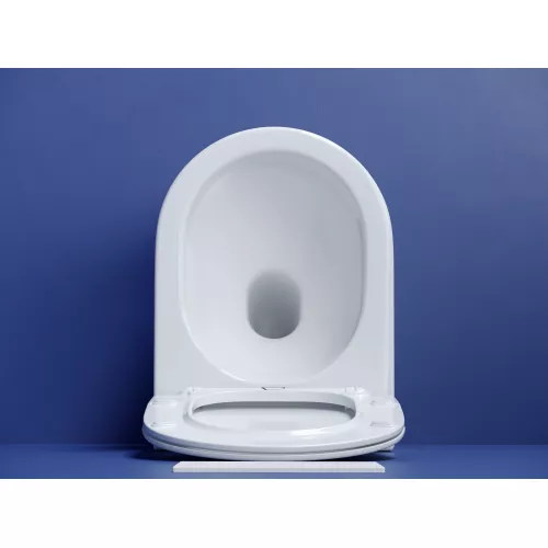 Подвесной унитаз CERAMICANOVA Metropol безободковый, смыв торнадо, Выбрать цвет: Белый, изображение 8