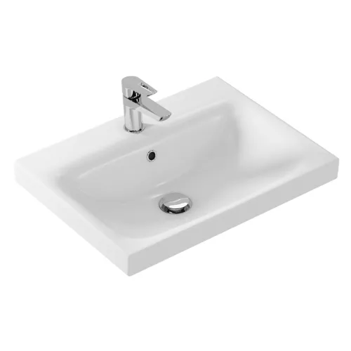 Тумба-умывальник Comforty Касабланка-60/80 серый шёлк с раковиной, Выбрать размер: 60, Внешний вид: с раковиной Moduo 60, изображение 7