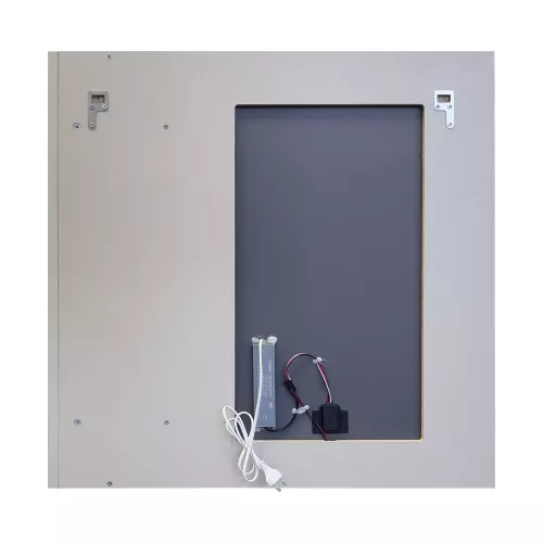 Зеркало-шкаф Comforty Бильбао-80 серый шёлк c LED-подсветкой, изображение 5