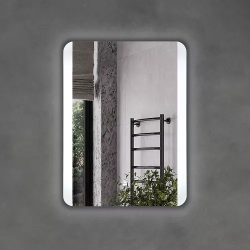 Зеркало для ванной Comforty Флокс-60 LED-подсветка, бесконтактный сенсор, антизапотевание, изображение 2