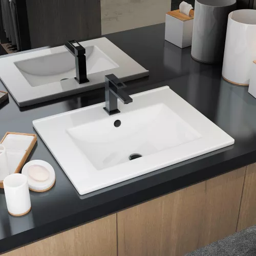 Умывальник  SANITA LUXE QUADRO 60см/75 см, Выбрать размер: 60, изображение 2