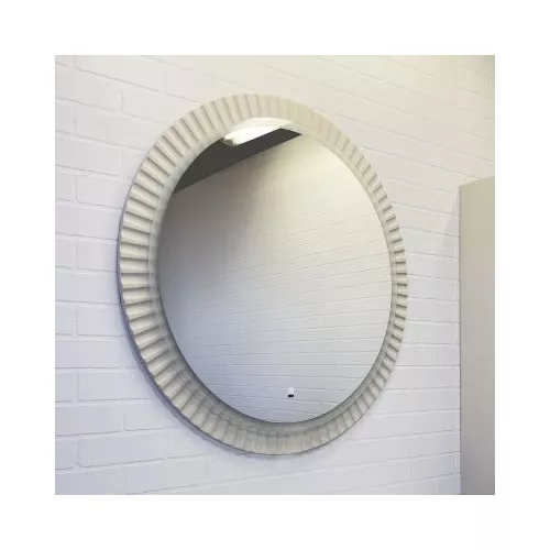 Зеркало Comforty Мадрид-70 LED-подсветка, бесконтактный сенсор, серый шёлк