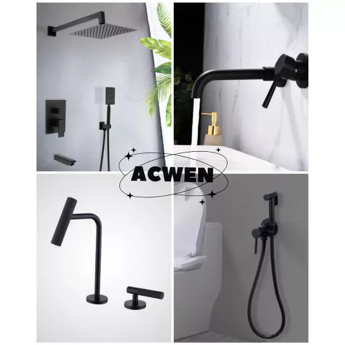 Душ гигиенический ACWEN 82003BS черный матовый, Выбрать цвет: Черный матовый, изображение 12