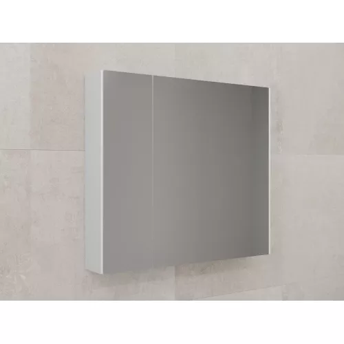 Зеркальный шкаф Style line "ЛИМА 80/100" эмаль, белый матовый, Выбрать цвет: Белый матовый, Выбрать размер: 80, изображение 2