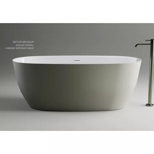 Ванна Astra-Form "Атрия"  из литьевого мрамора  с интегрированным переливом, Выбрать размер: 160х75, изображение 6