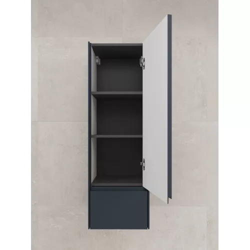 Пенал подвесной Style line  "ЛИМА" 36, 1 ящик, PLUS, эмаль, графит, Выбрать цвет: Графит, Выбрать размер: 36, изображение 3