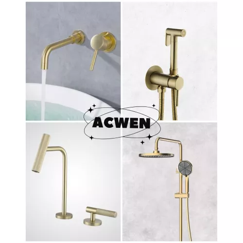 Душ гигиенический ACWEN 82003BG матовое золото, Выбрать цвет: Золото матовое, изображение 8