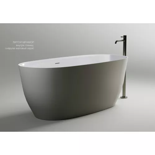 Ванна Astra-Form "Атрия"  из литьевого мрамора  с интегрированным переливом, Выбрать размер: 160х75, изображение 7