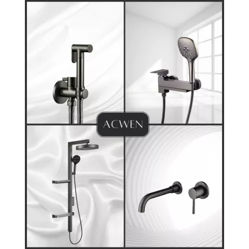 Душ гигиенический ACWEN 82217GG  графит, изображение 8