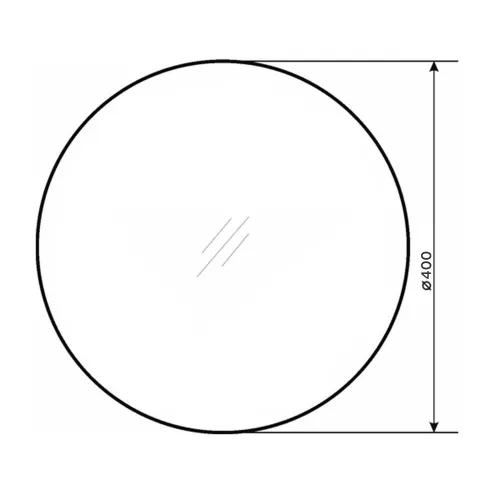 Круглое зеркало Comforty Круг-40 универсальное, изображение 3