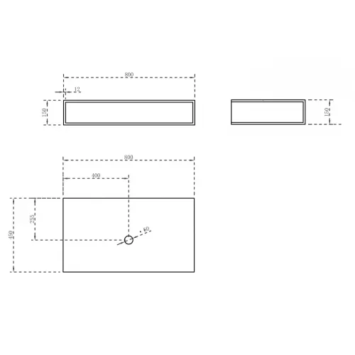 Тумба под раковину ABBER Stein AS1612 подвесная, белая матовая, изображение 4