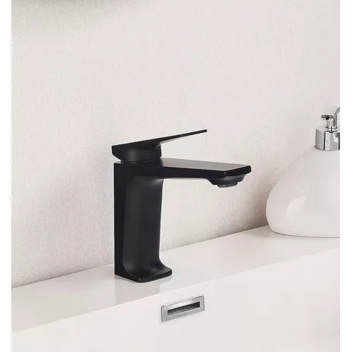 Смеситель для раковины ACWEN 81131B черный матовый, изображение 2