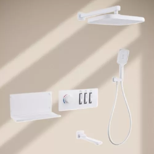 Душевая система ACWEN 1501F с термостатом, встраиваемая, изображение 2