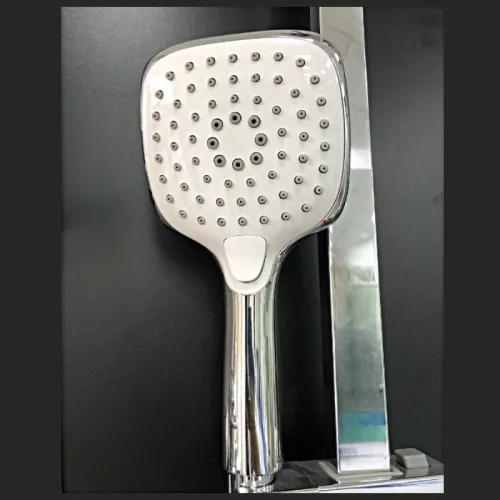 Душевая стойка ACWEN  1901A с изливом, хром, Выбрать цвет: глянцевый хром, изображение 6