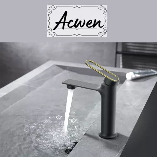 Смеситель для раковины ACWEN- 11111QL оружейная сталь/бронза, Выбрать цвет: Оружейная сталь, изображение 2